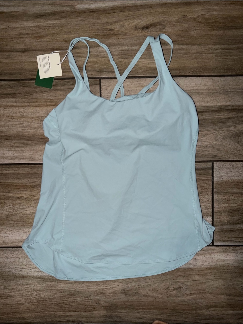 Light Blue Strappy Women's Tank Top
